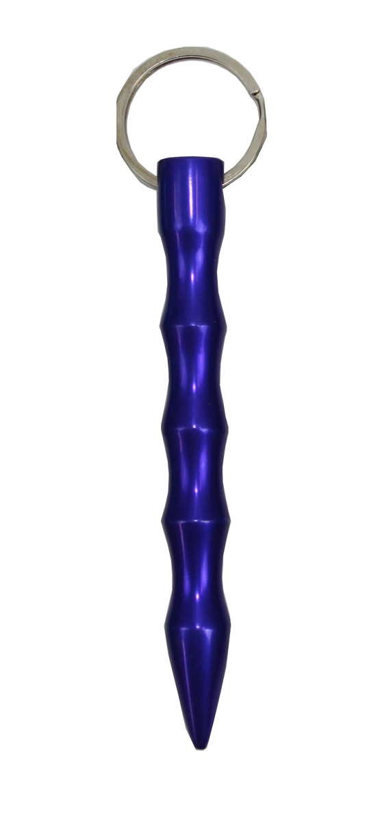 Kubotan violett geriffelt, Kugelschreiberform