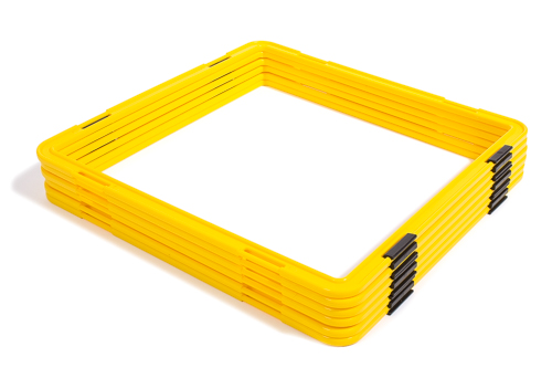 Koordinations-Leiter Agility flexibel kombinierbar 12 Quadrate 5 m
