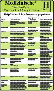 Medizinische Taschenkarte: Naturheilmedizin (1001)