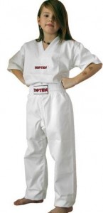 TOP TEN Kickboxuniform TOP TEN „Classic“ weiß