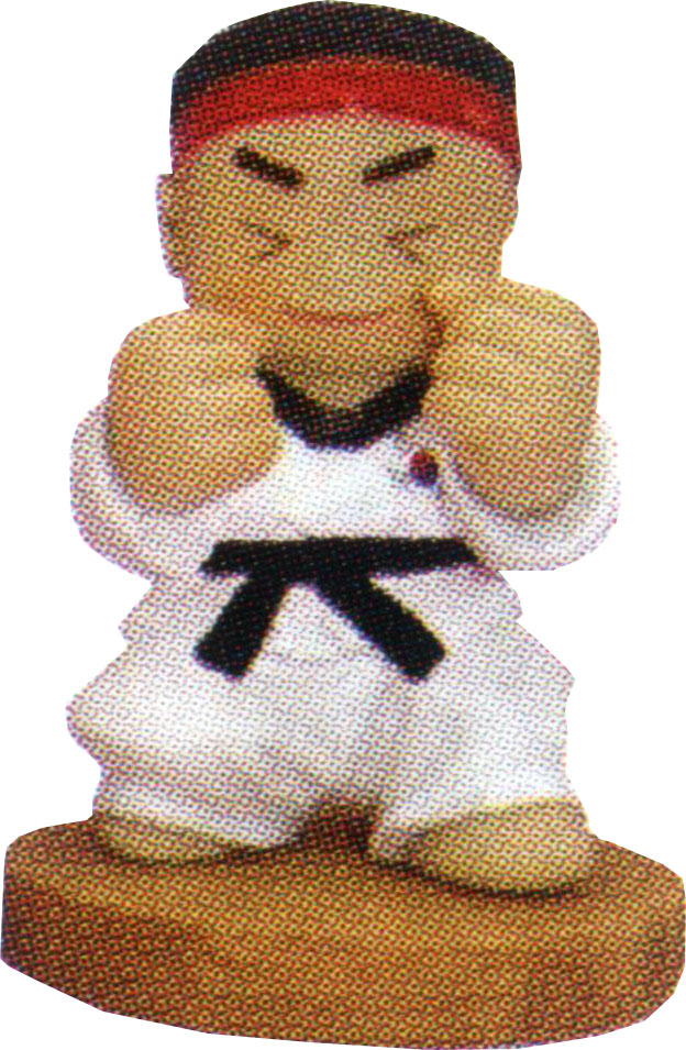 Taekwondo Figur (H964) 6 x 6,5 x 10,5cm