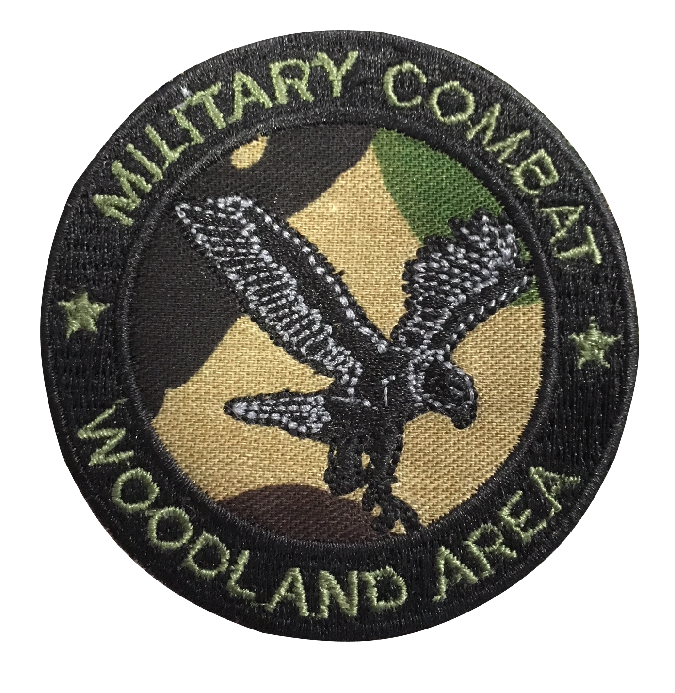Military Combat woodland Aufnäher Patch Abzeichen, Militärischer Nahkampf