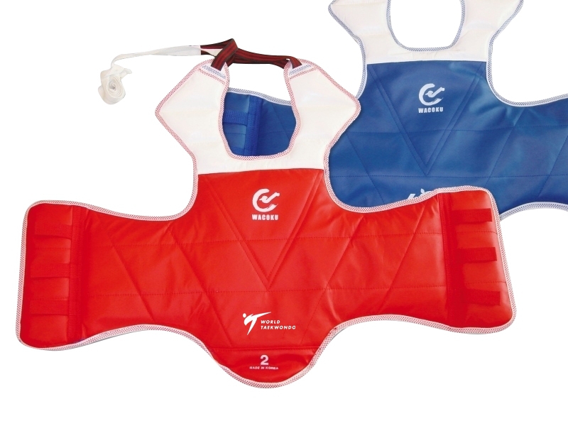Wacoku Taekwondo / TKD Wendeweste WT  rot-blau XL