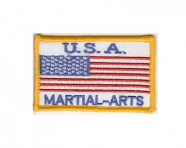 Aufnäher Flagge USA Martial-Arts