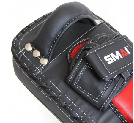 SMAI Elite P85 Thai Pads Armpratze. schwarz (Paar)