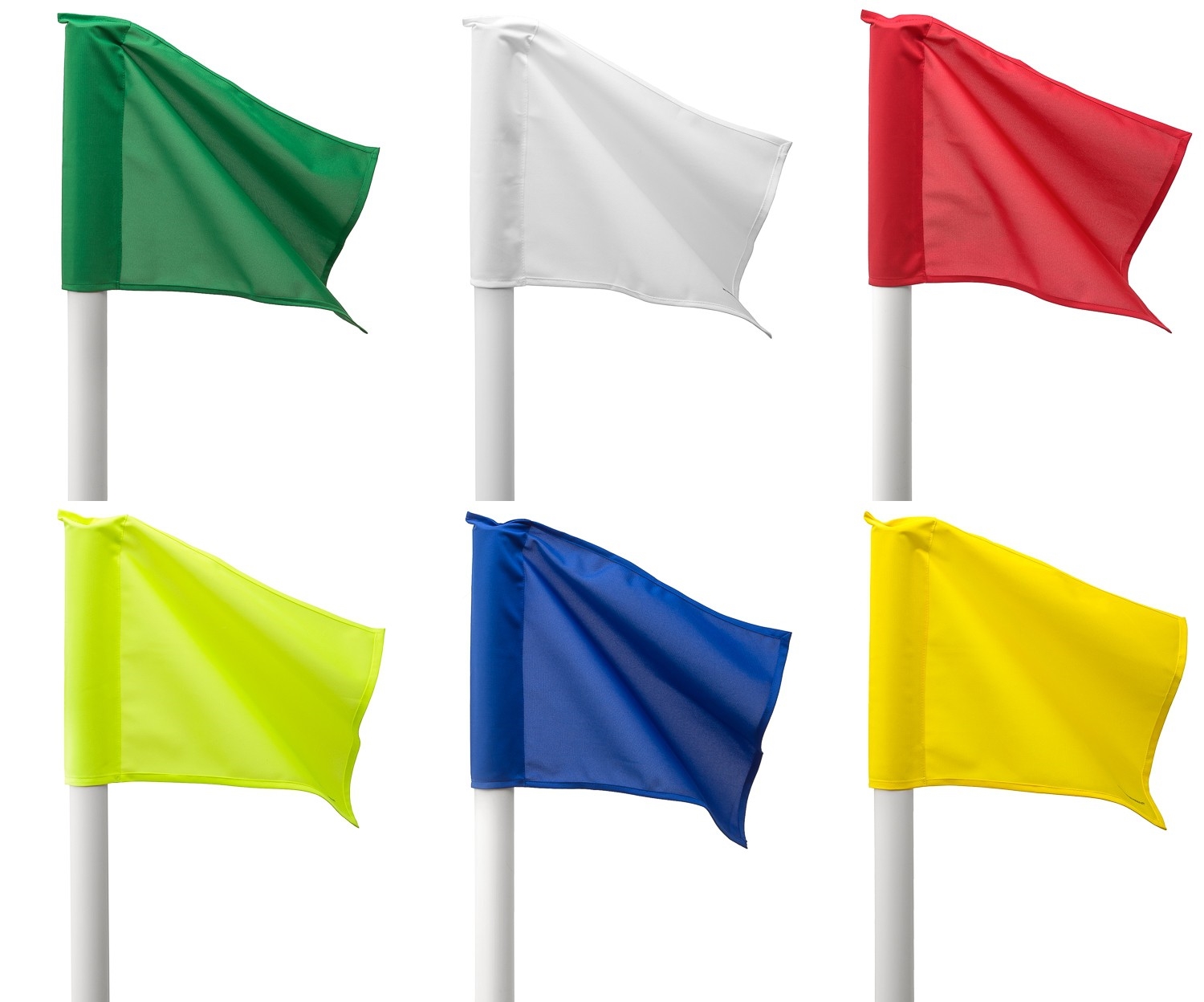 Kampfrichter Flagge / Fahne / Tuchfahne OHNE Stock weiß