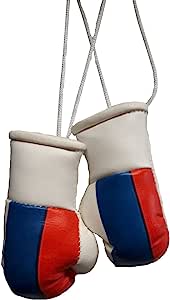 Mini-Boxhandschuhe Russland für den Innenspiegel