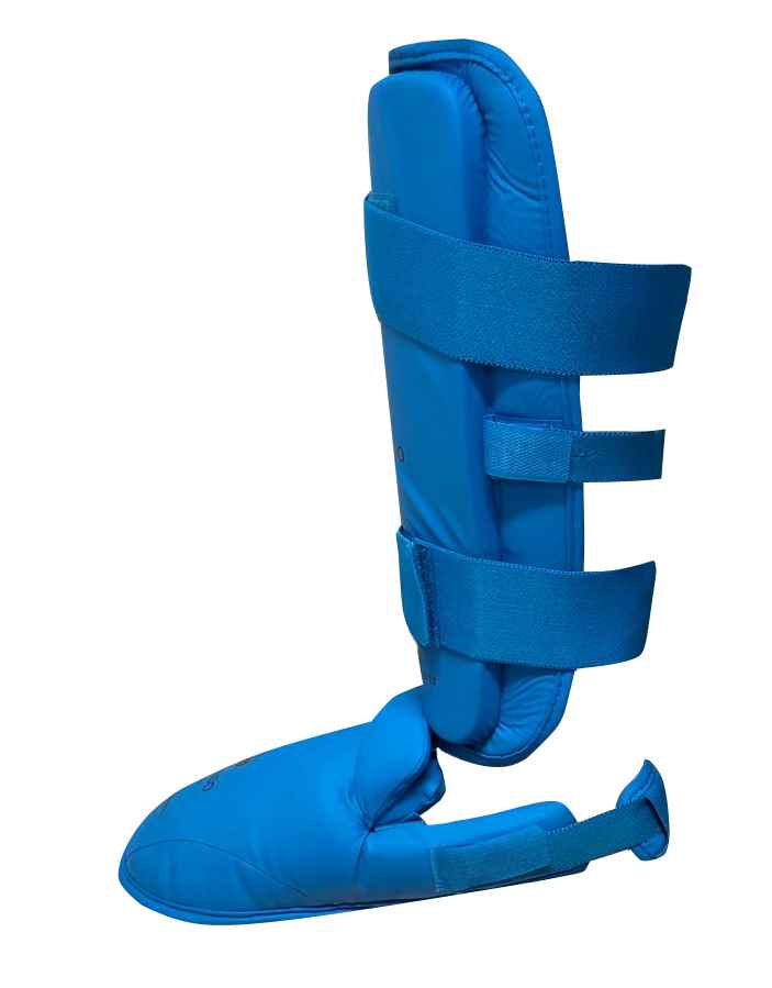 Tokaido Karate Schienbein-und Spannschutz WKF blau XXL