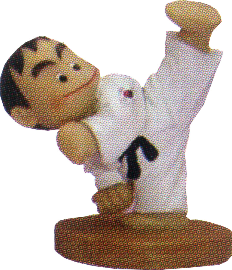 Taekwondo Figur (H965) 9,5 x 6 x 10,5cm