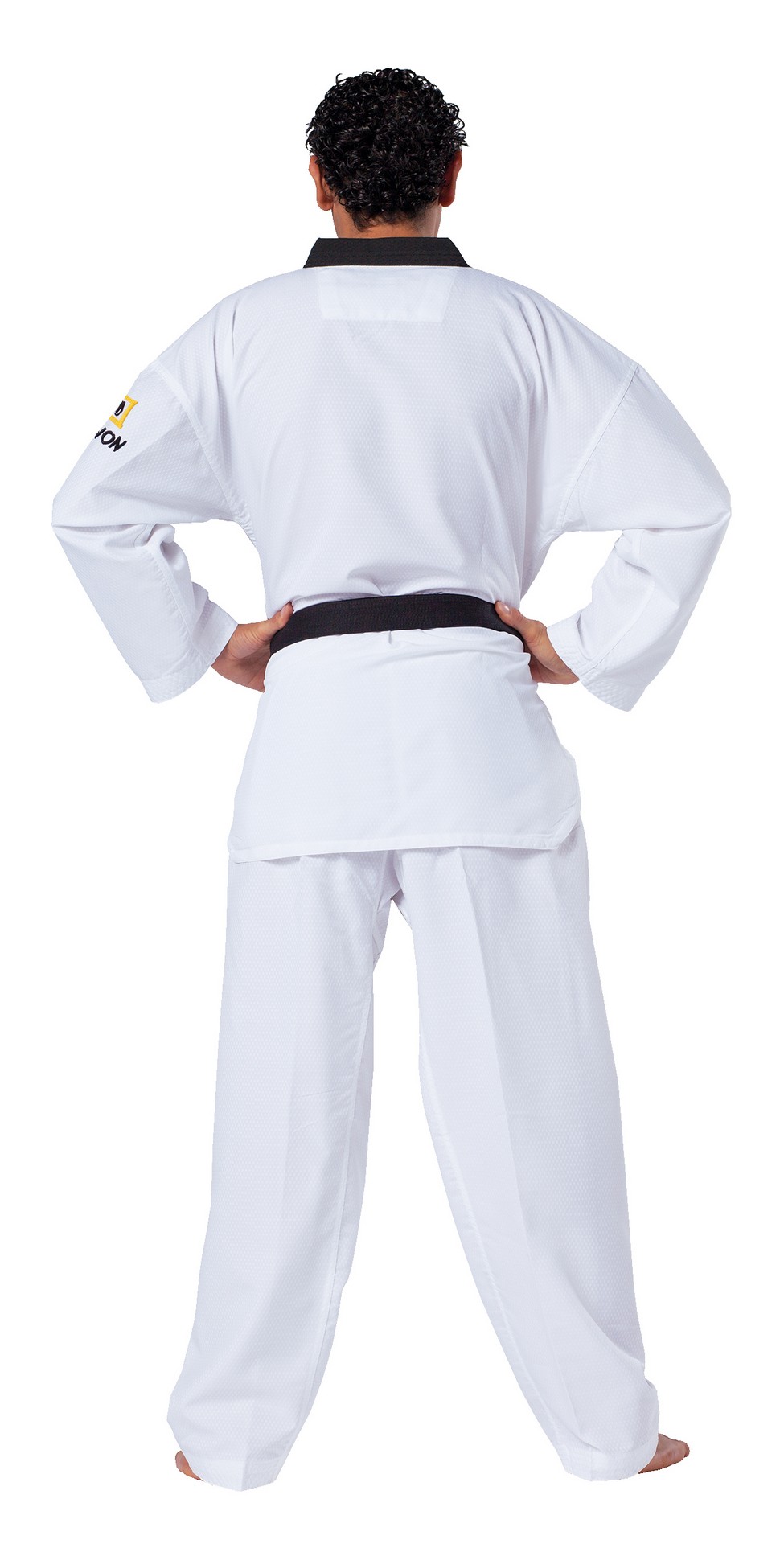 KWON (R) Taekwondo Anzug Fightlite schwarzes Rever WT