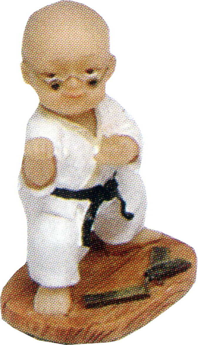 Karate Figur (H913) 6 x 9 x 15cm