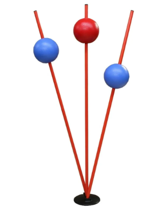 Sound Karate Set mit 3 Stangen