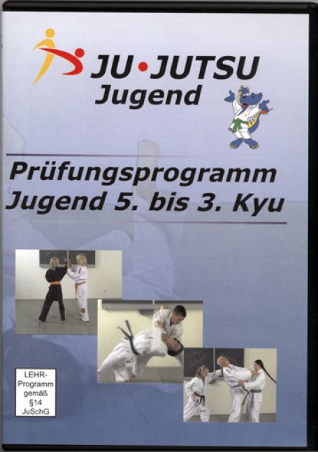 DVD Ju-Jutsu Prüfungsprogramm Jugend 5. bis 3. Kyu