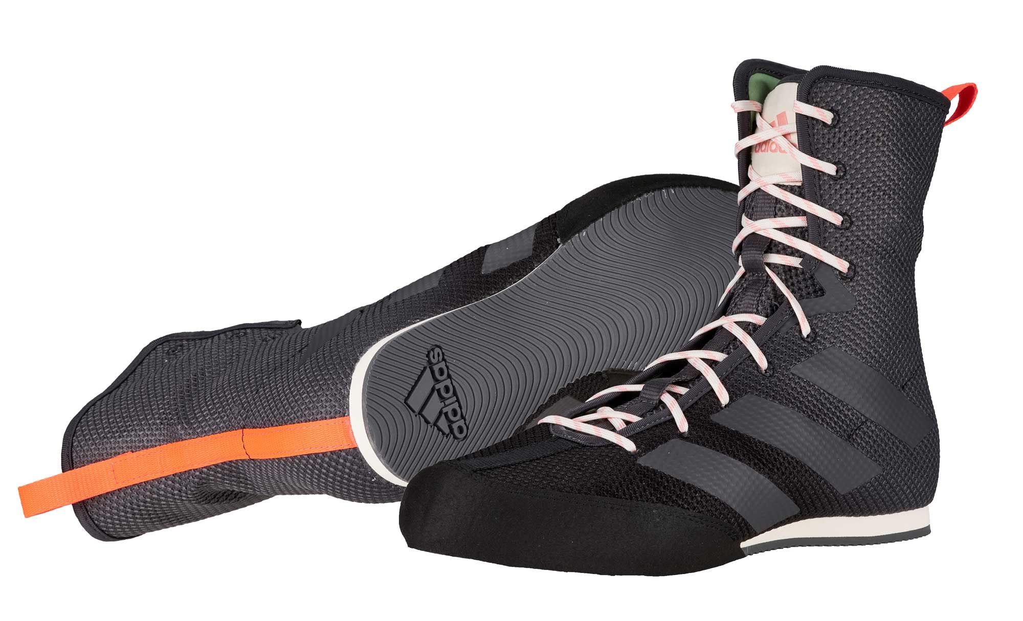 Box-Stiefel-ADIDAS Box Hog schwarz/grau/rot, FV6586 50 = 14