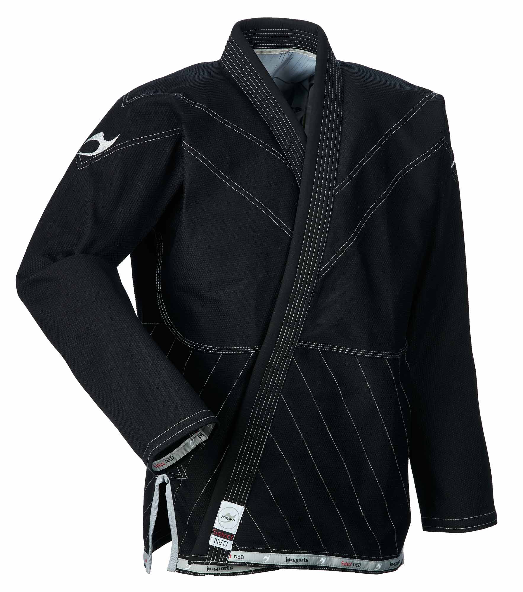 BJJ Anzug Select Neo Anzug (schwarze Jacke, weiße Hose) A5 (ab 190 cm)
