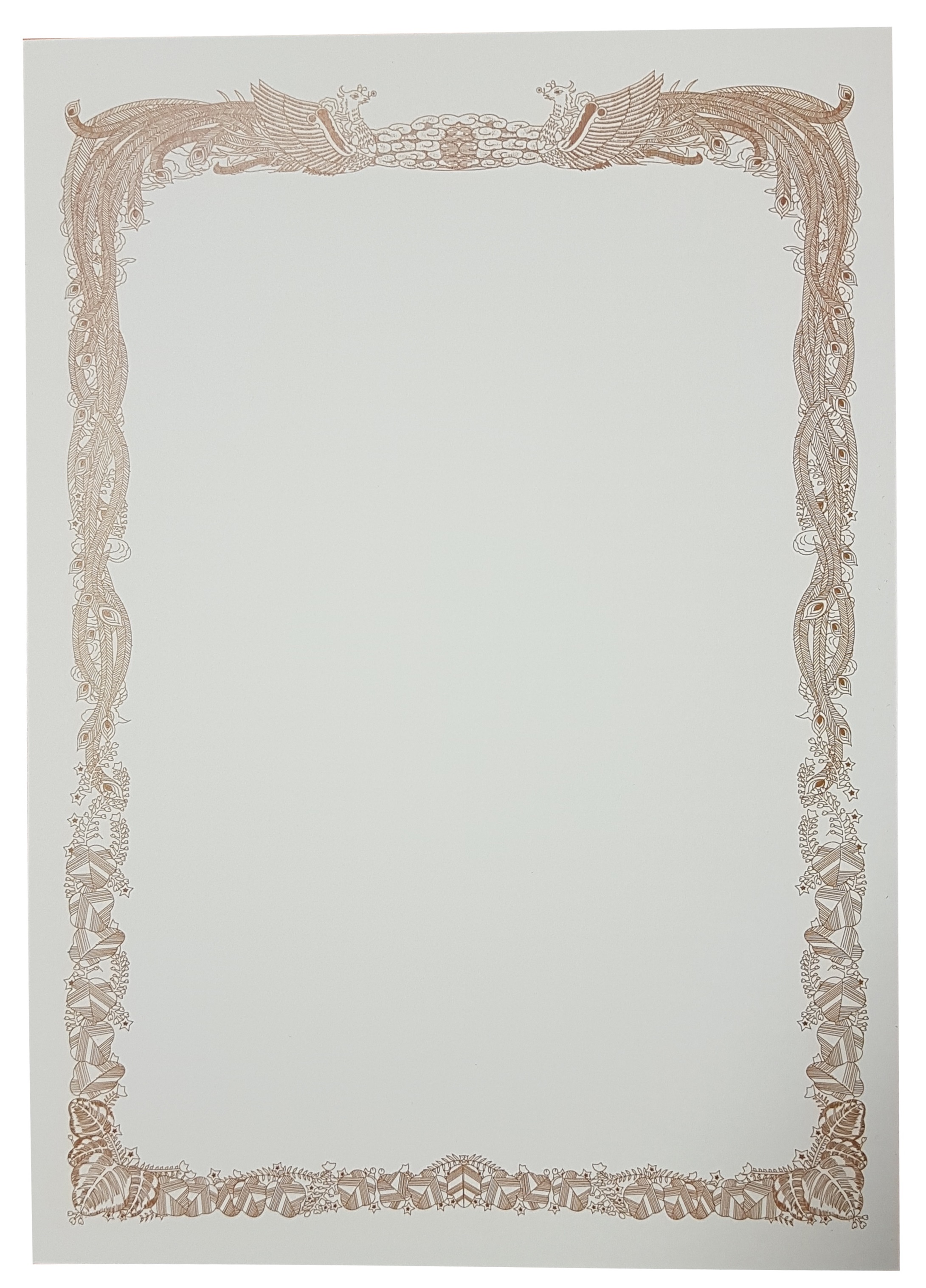 Urkunde Japan Dragon Leinen schwer