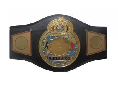 Championgürtel Metallplatte mit Krone (C-006)