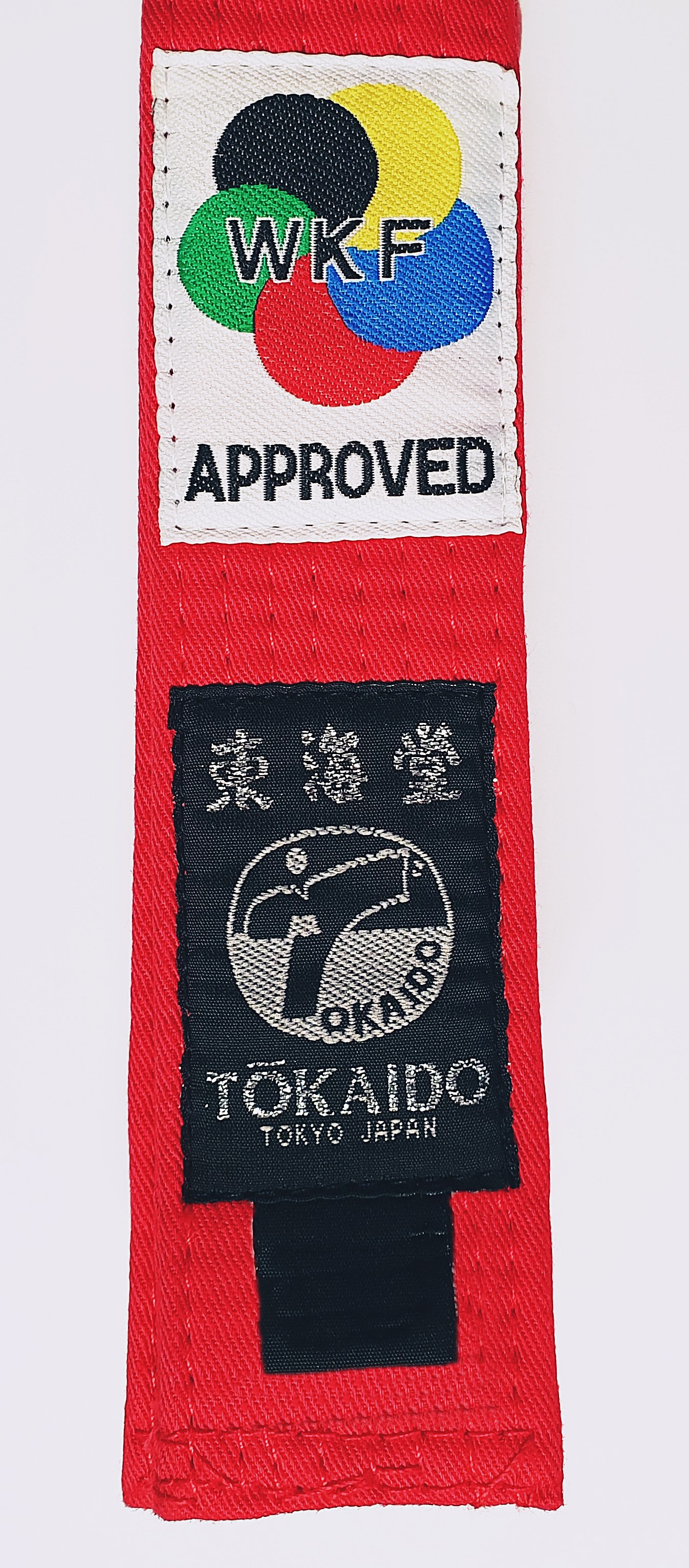 Tokaido Wettkampfgürtel Rotgurt (Kata) WKF