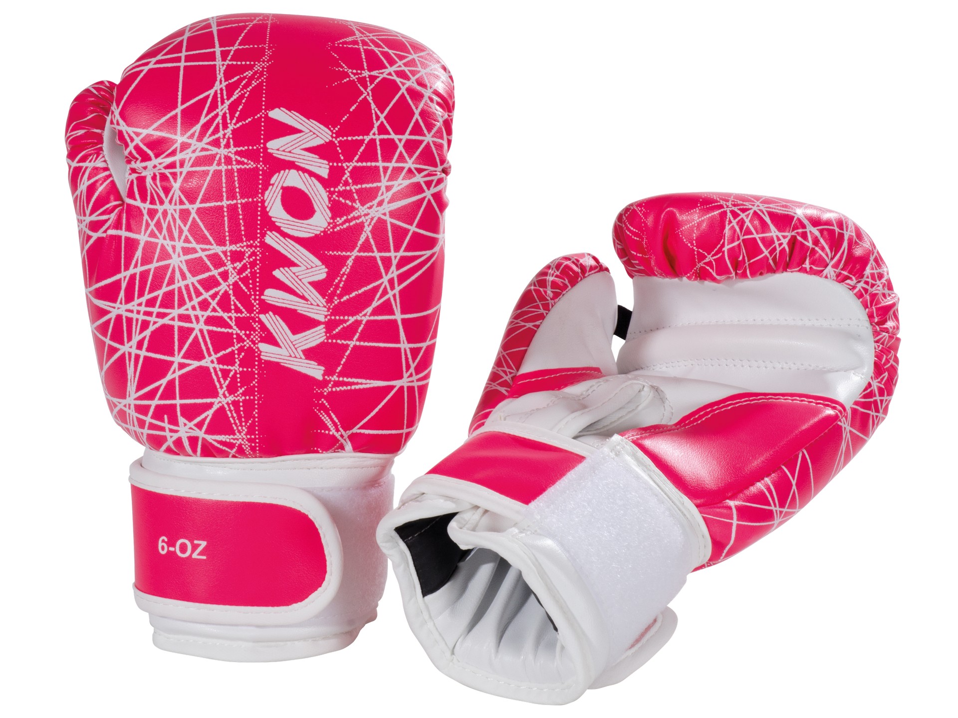 KWON (R) Kid's NEON Boxhandschuhe 6 oz SCHWARZ