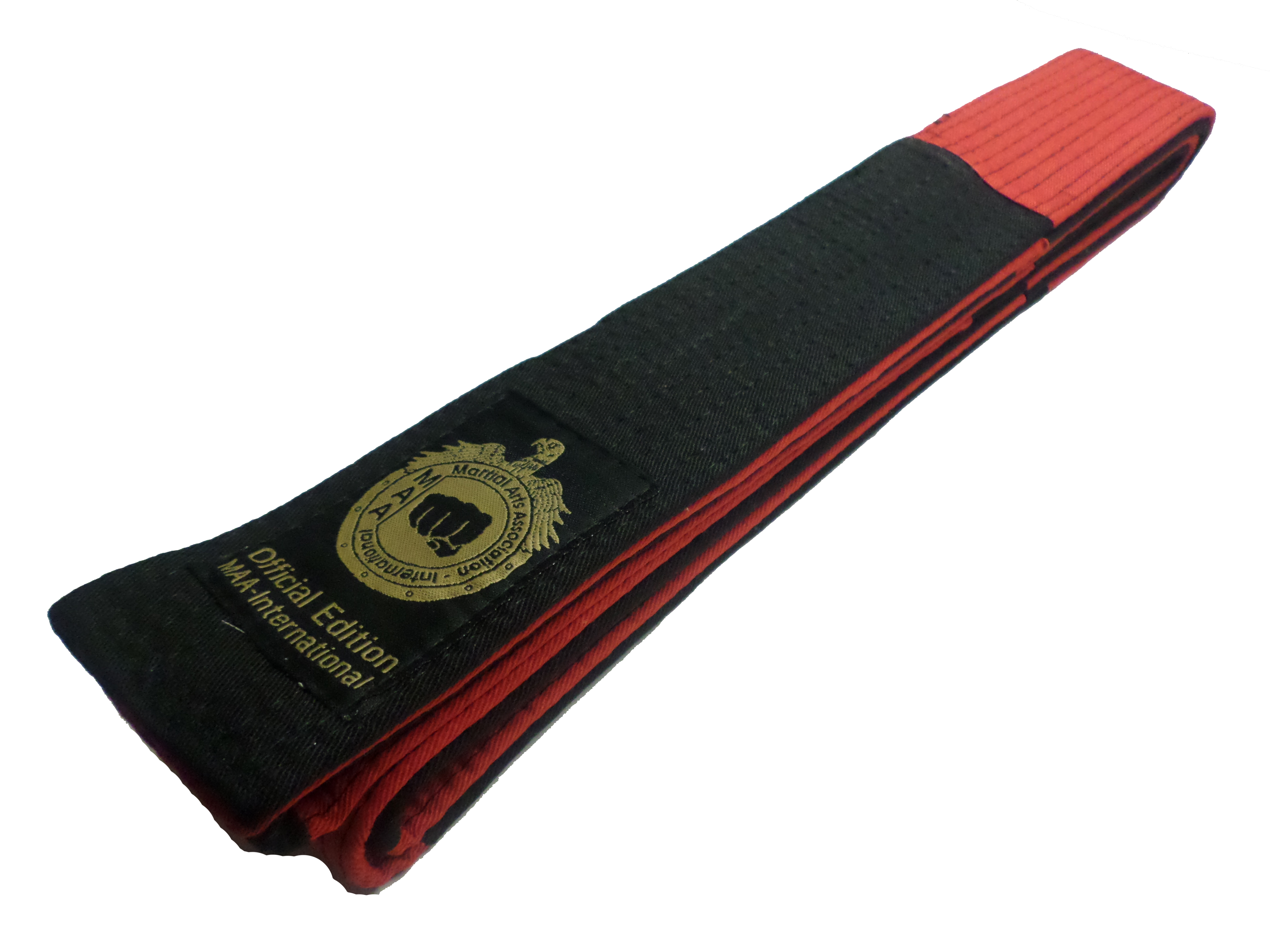 MAA Int. Official Grand Master Belt Schwarz-Rot geblockt 350