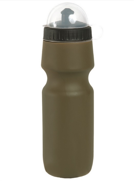 Trinkflasche mit Trinkverschluss oliv