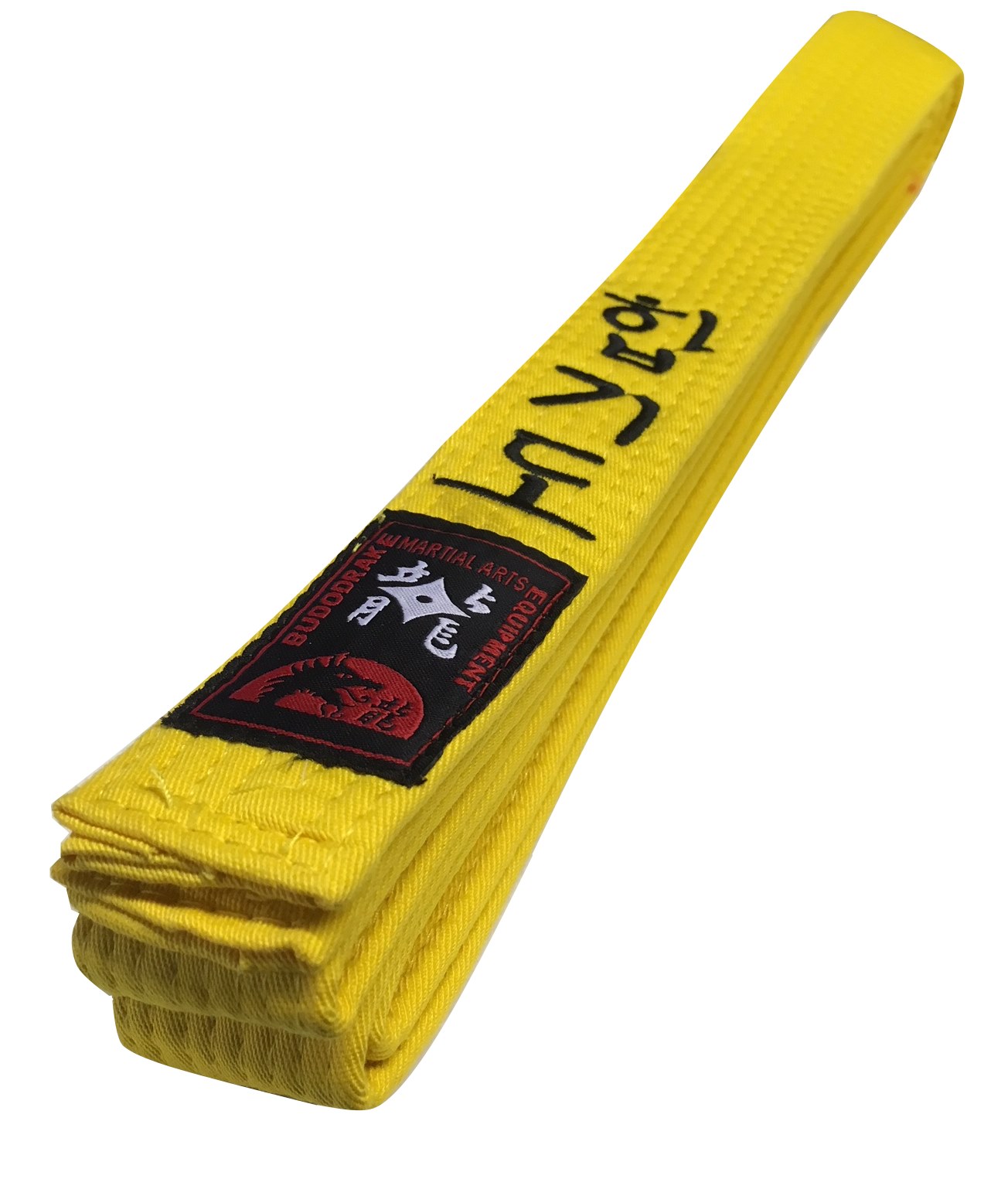 Gelbgurt bestickt mit Hapkido schwarz