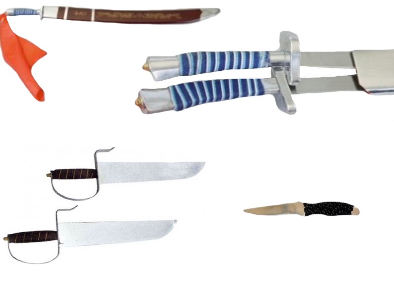 Kung-Fu Waffen-Set Metall