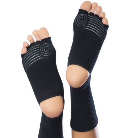 KNITIDO Pilates / Yoga Zehen Socken FLOW / Abverkauf petrol-43-46