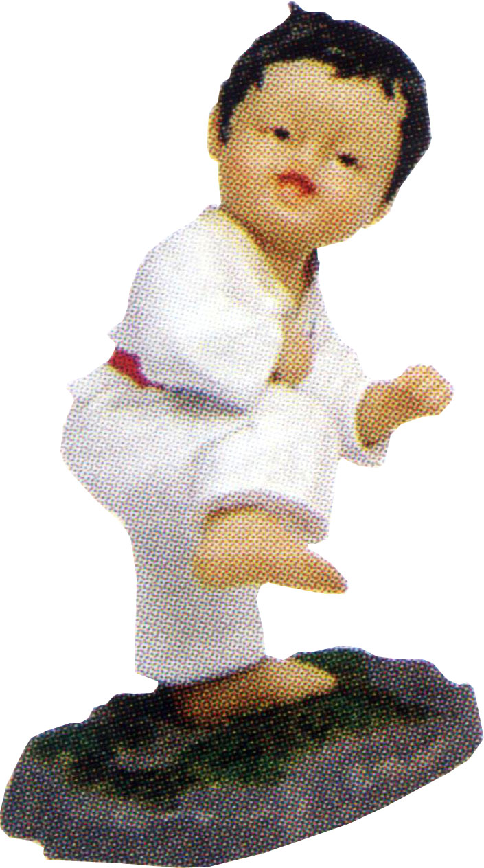 Karate Figur (H917) 7,5 x 9 x 12,5cm