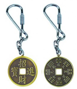 Bagua Schlüsselanhänger Pa-Kua Wandlungsphasen PA KUA