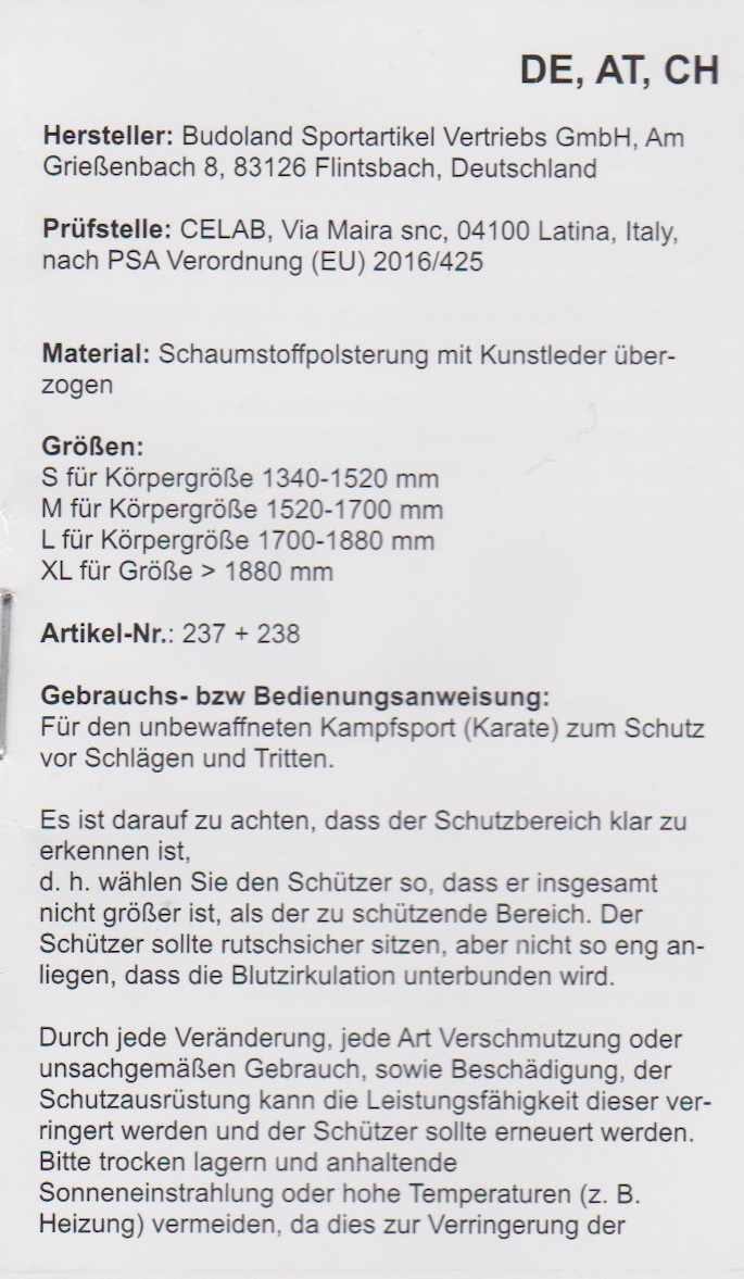 KOMPLETT SET Hayashi Schienbein-Spannschützer + Faustschutzer  ROT/BLAU