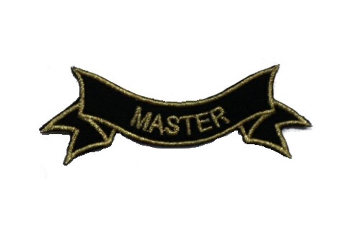 Zusatzaufnäher / Patch geschweift Chairman