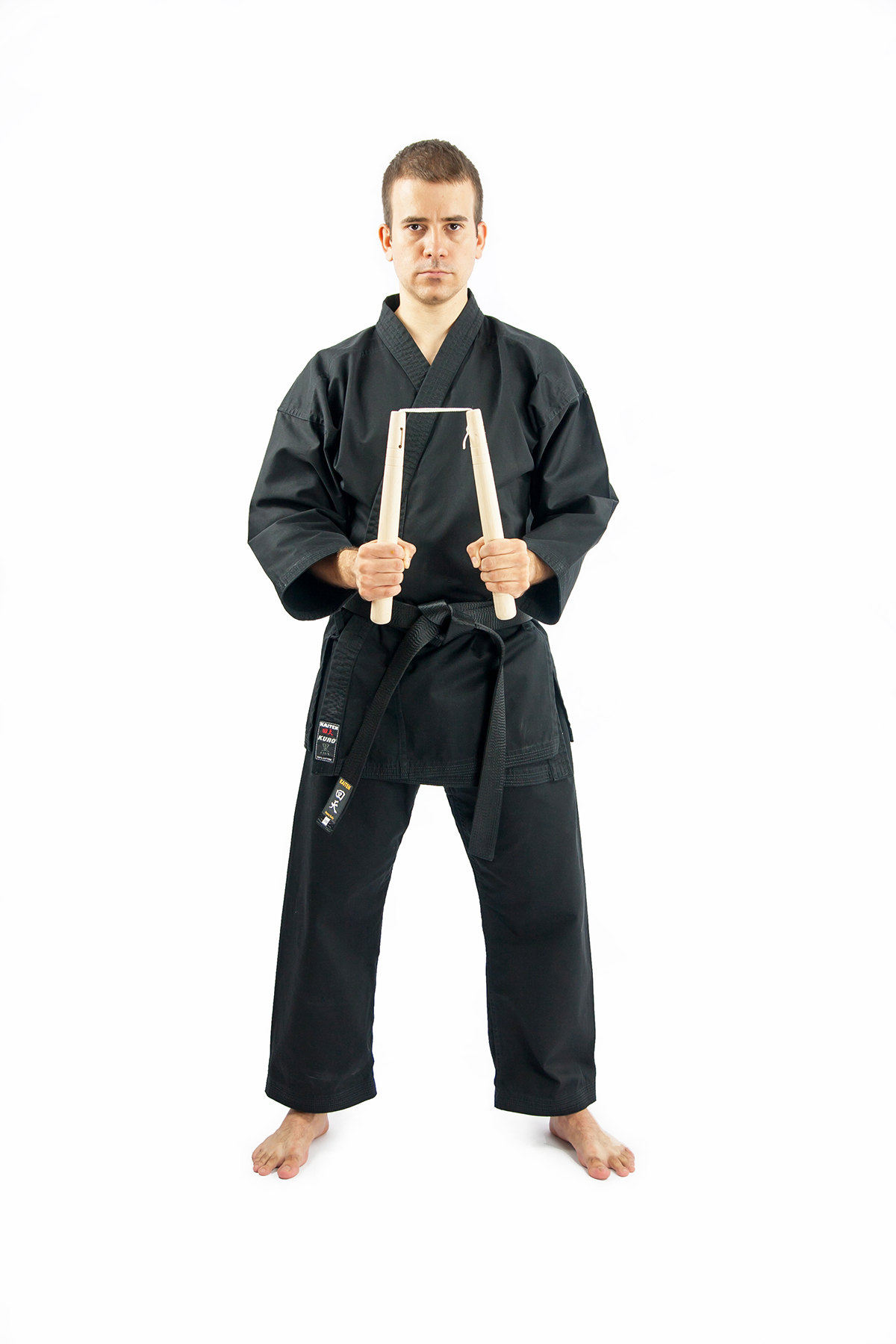 Kaiten Karateanzug Kuro schwarz