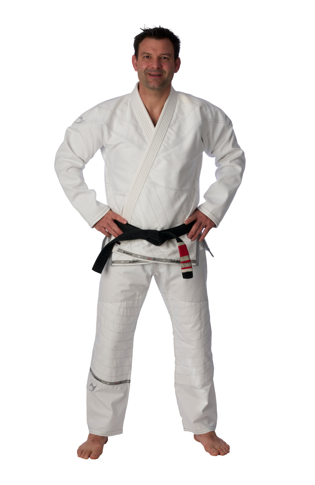 BJJ Anzug Select Neo Anzug (schwarze Jacke, weiße Hose) A5 (ab 190 cm)