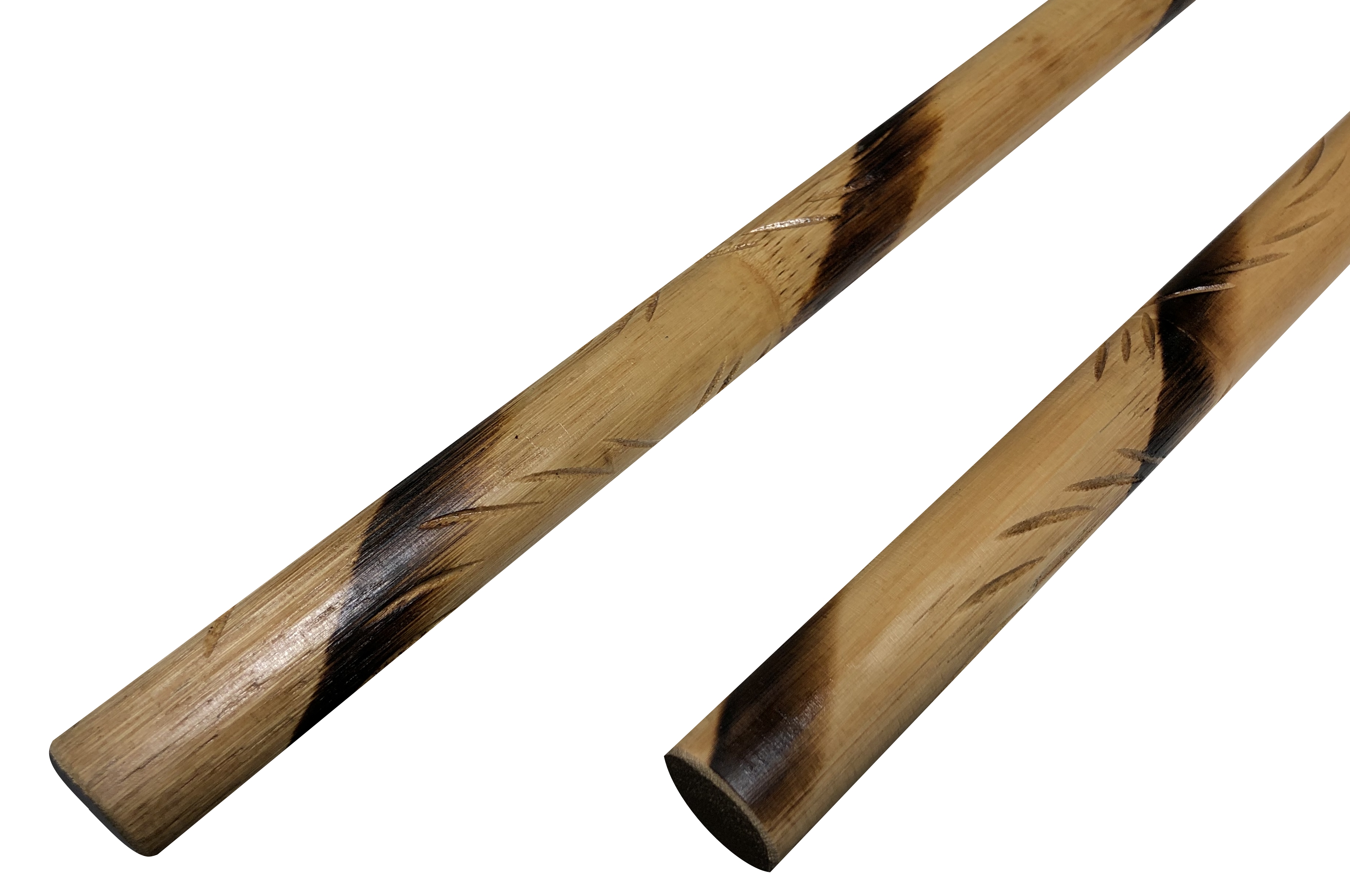 Kali Arnis Escrima Sticks mit Brandspirale