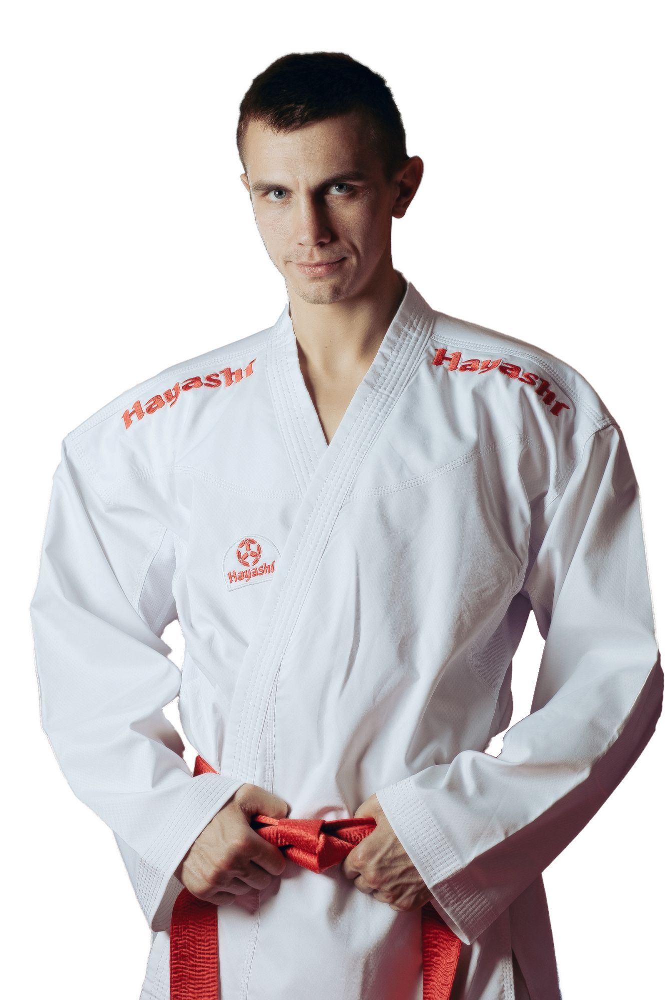 Kumite Karate Gi HAYASHI Champion FLEXZ / WKF appr. / farbige Schultersreifen
