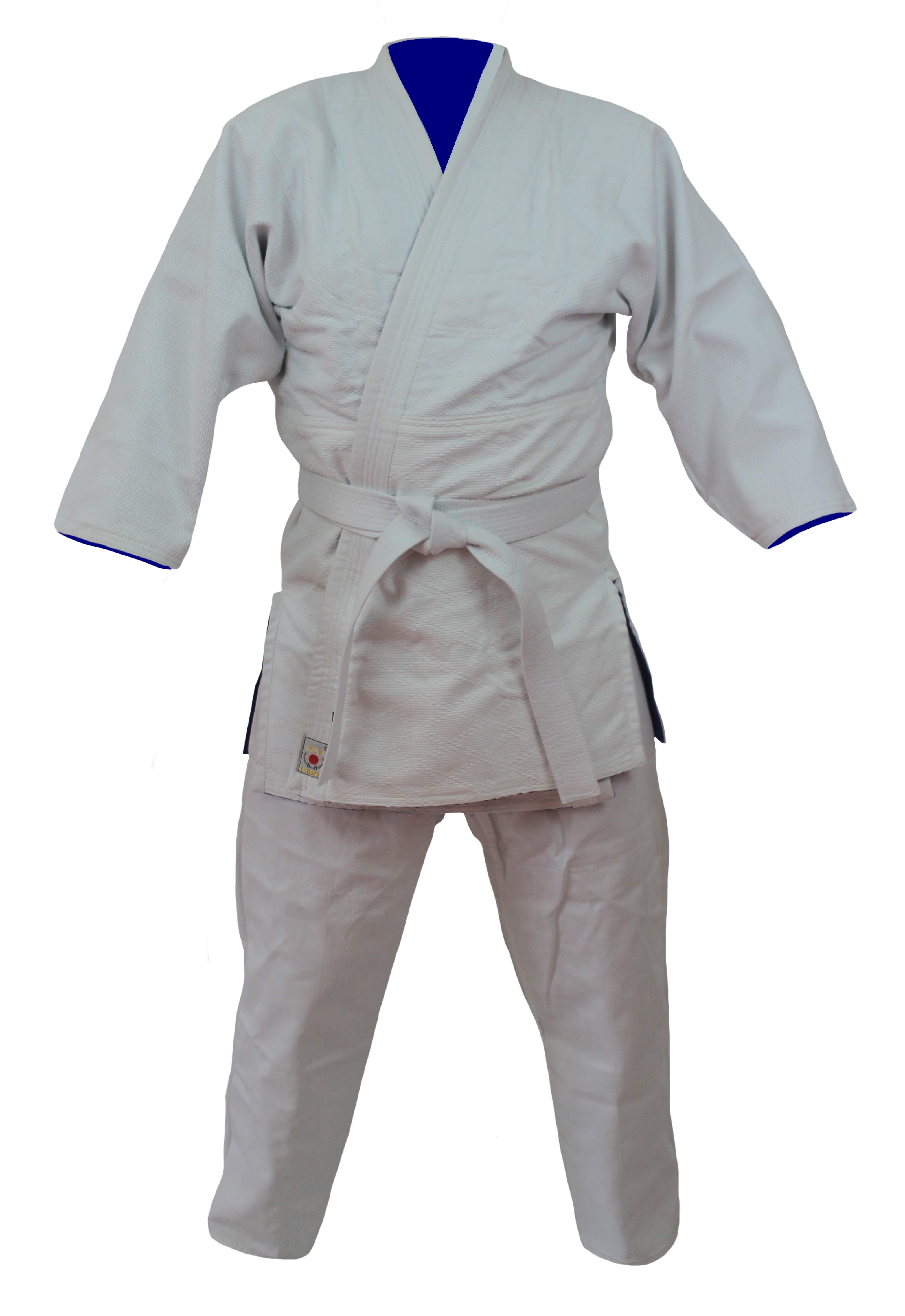 Judoanzug Wendeanzug weiß-blau