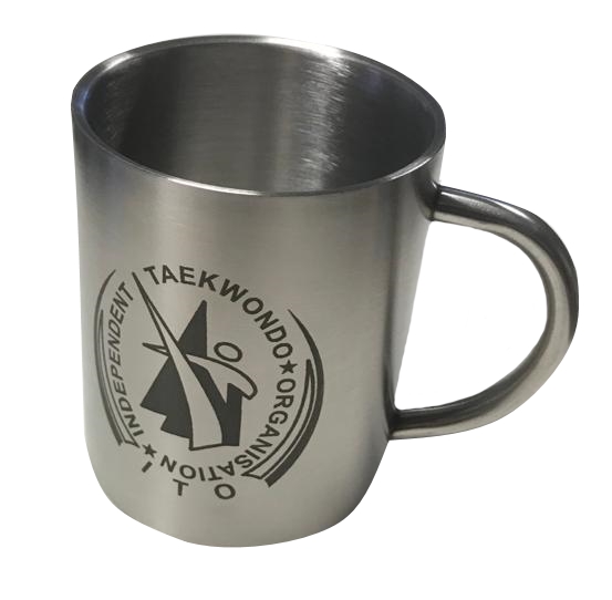 ITO Taekwondo Tasse aus Edelstahl, hochwertig graviert