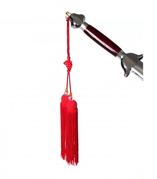 Schwert-Quaste 40 cm Set (rot, blau, gelb)