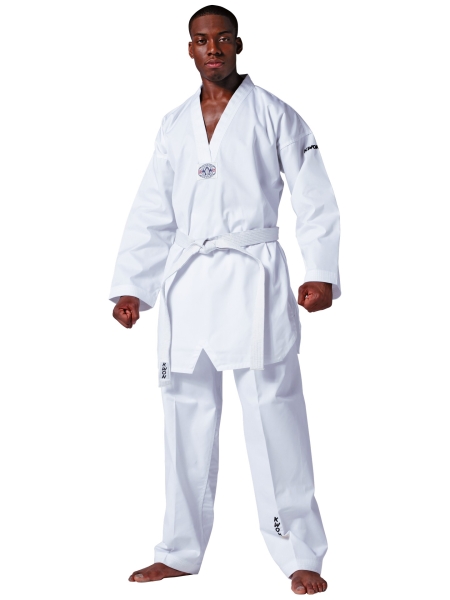 KWON (R) Taekwondo Anzug Hadan Plus, weißes Revers (%SALE)
