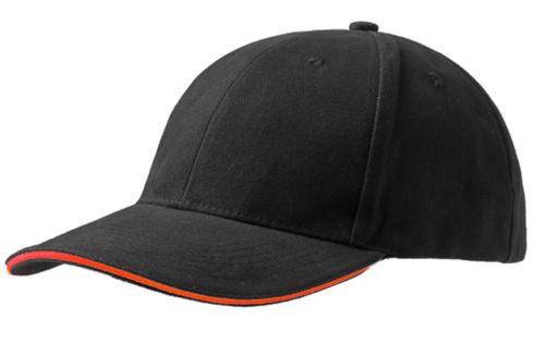 Cap schwarz mit Wunschbedruckung