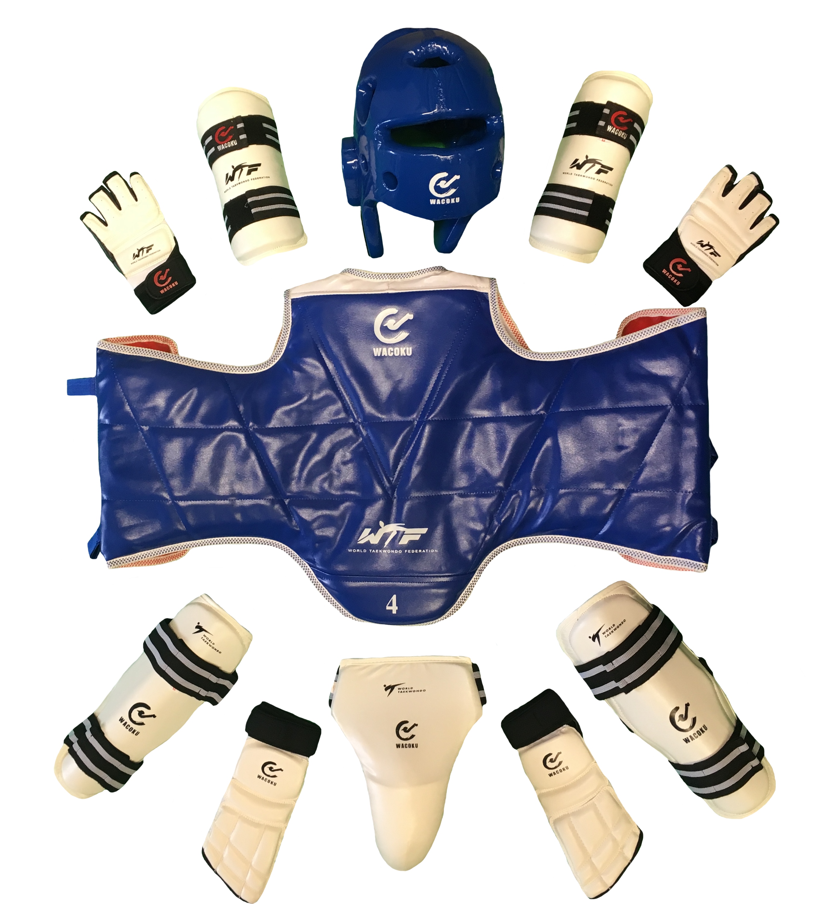 Taekwondo WT Schützer Komplett-Set