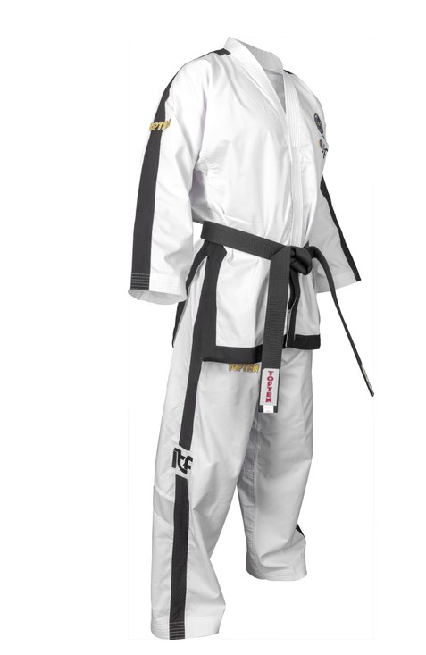 TOP TEN Taekwondo Dobok INSTRUCTOR PREMIUM GOLD (4. - 6. Dan, ITF app.)