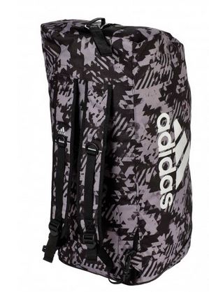 adidas 2in1 Bag "martial arts" black/camo silver Nylon, adiACC058 L