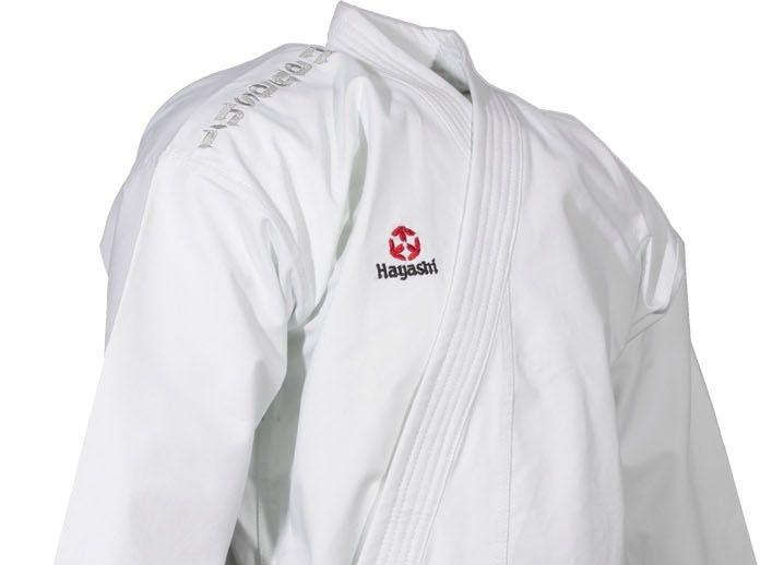 Karategi HAYASHI "Katamori" MIT Schulterstreifen WKF appr. BLAU 200