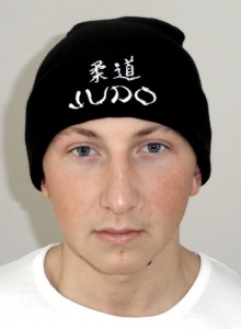 Wollmütze mit "Judo" Bestickung