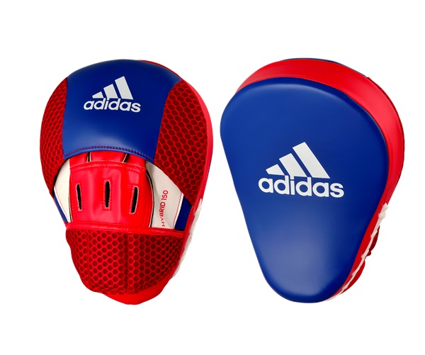 adidas Pratze Focus Mitt Hybrid 150 red/blue PU, adiH150FM