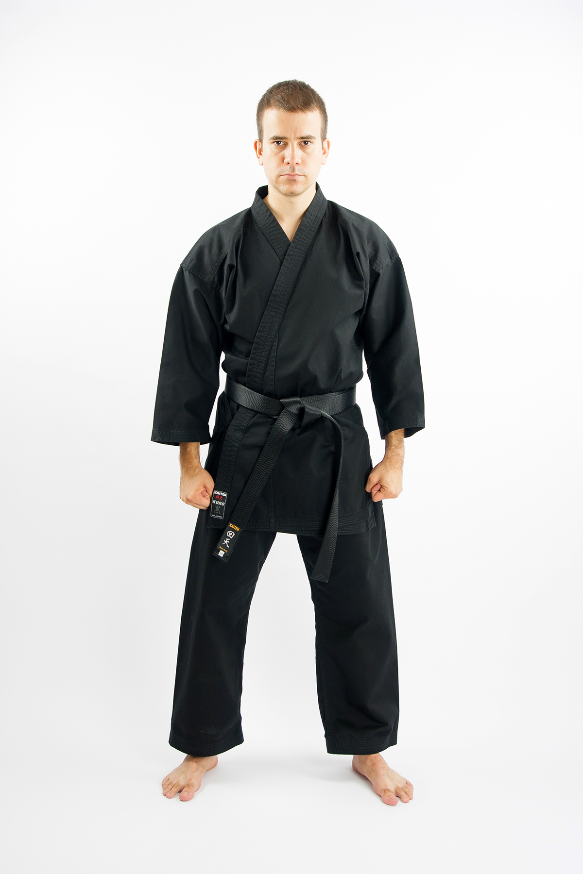 Kaiten Karateanzug Kuro schwarz
