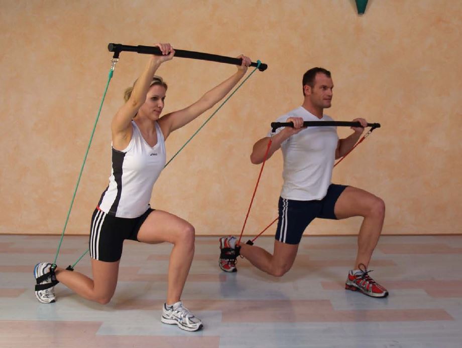 Body Stick mit Elastic Tubes inkl. 4 Tube Sets zum auswechseln