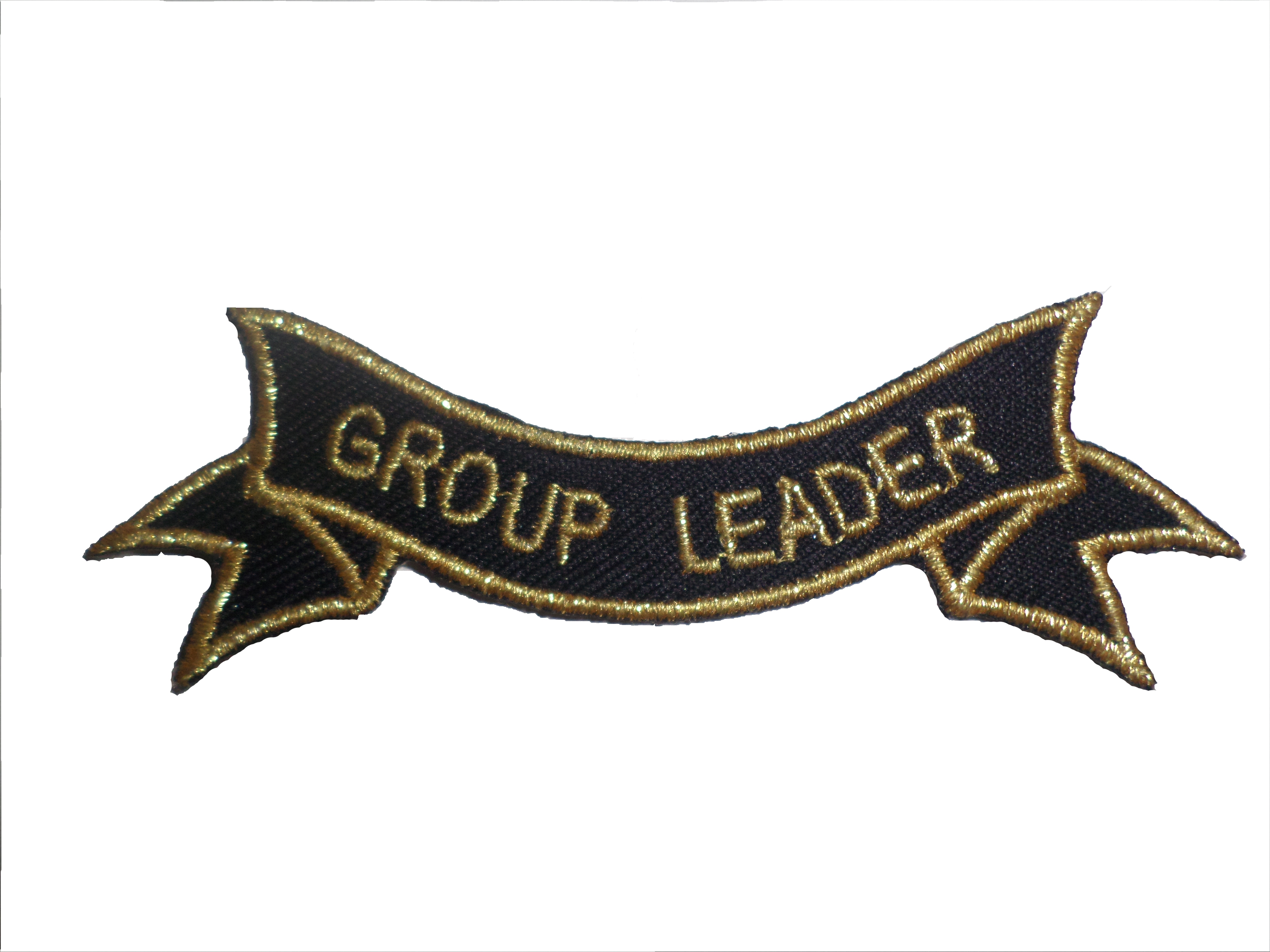 Zusatzaufnäher / Patch geschweift Chairman